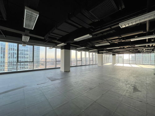 海淀中關村壹號800平 簡裝修大開間 落地窗出租 辦公樓租賃 北京我愛我家